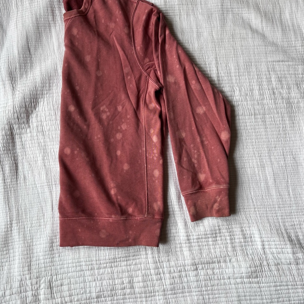 J Crew Salmon Distressed French Terry Sweatshirt